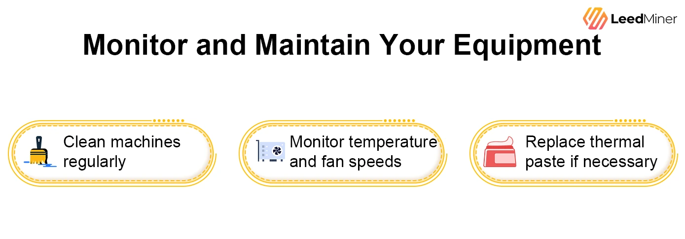 Monitor and Maintain Your Equipment